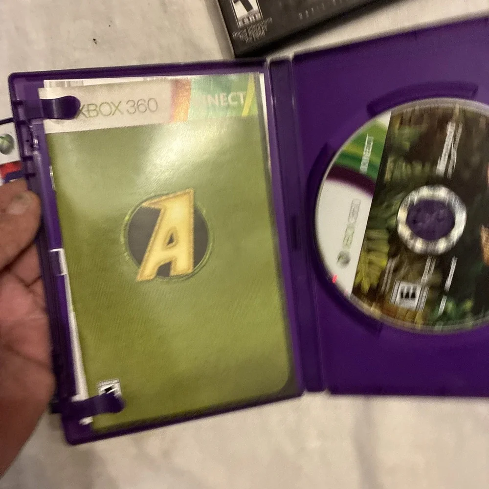 Lot If Three Xbox 360 Games Two Kinect And One Live  Adventures, Dance, Fracture